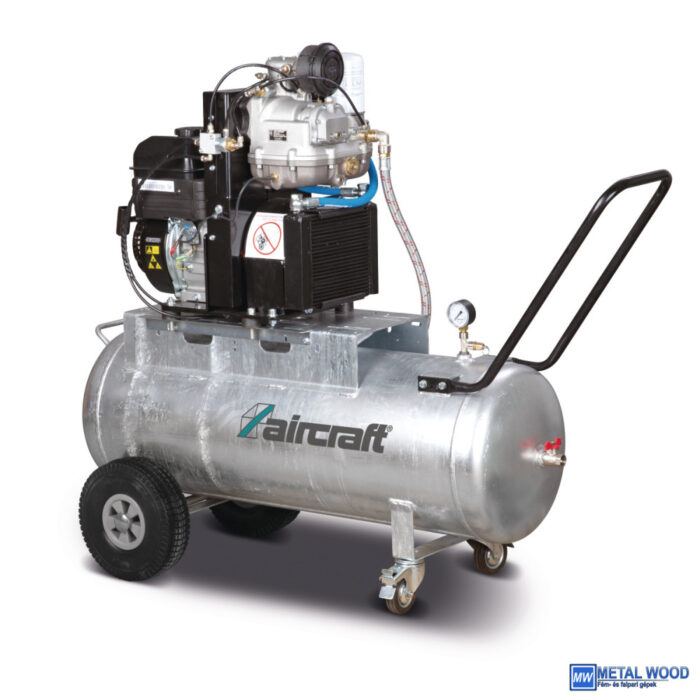 Aircraft ACS BS 3.7-10-100 csavarkompresszor benzinmotoros hajtású sürítő egységgel - Image 1