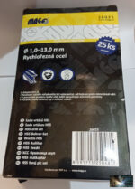 HSS fúrókészlet, 25darabos 1,0mm-13mm ig fém tároló dobozban - Image 3