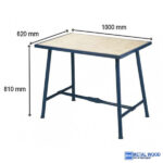 RIDGID Összecsukható munkapad 1000x620x810 mm