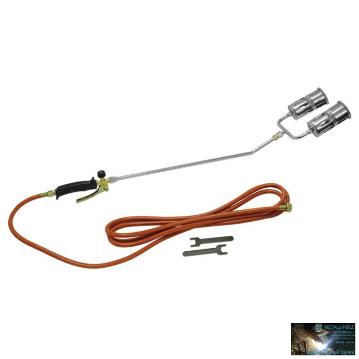 Bádogos készlet,dupla fúvókás 50mm, tömlő 2m - Image 1