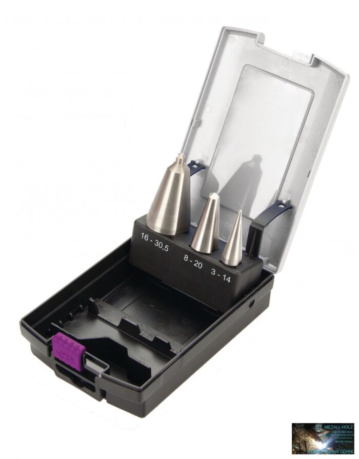 Optimum kúpos lemezfúrókészlet HSS, 3-részes, 3 - 30,5 mm - Image 1