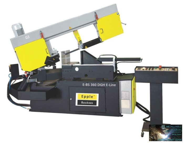 Epple E-BS 360 DGH Félautomata fémipari szalagfűrész - Image 1