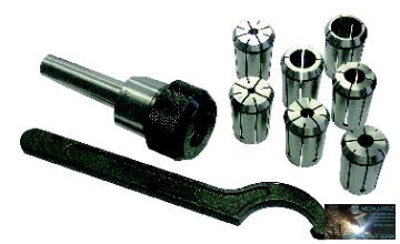 OPTIMUM Patronkészlet 18db-os (3-20mm), MK2/M10/ER32 befogó, kulcs, dobozban