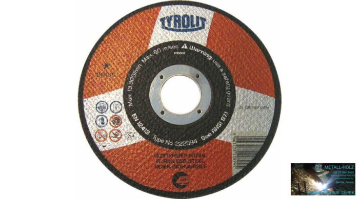 115x1 41CA60-BF InoxBasicTyr Tyrolit Basic inox vágókorong Tyrolit 35010031 - Image 1