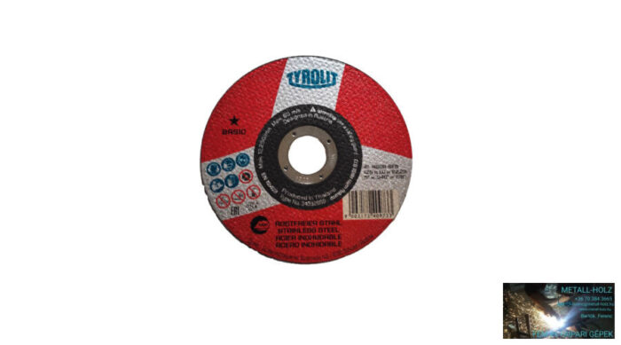 125x1 41CA60-BF InoxBasicTyr Tyrolit Basic inox vágókorong Tyrolit 35010032 - Image 1
