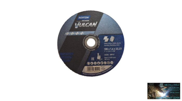 180x1,6 A46T-BF NortonVul Norton Vulkan 2in1 vágókorong Norton 35010140 - Image 1