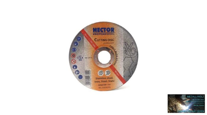 Hector 125x1,0 mm vágókorong Inox/Acél - Image 1