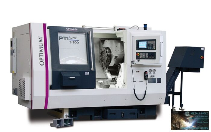 Esztergagép OPTIturn S500 CNC (485x750mm, 17kW) Siemens 828D VDI40/12poz. - Image 1