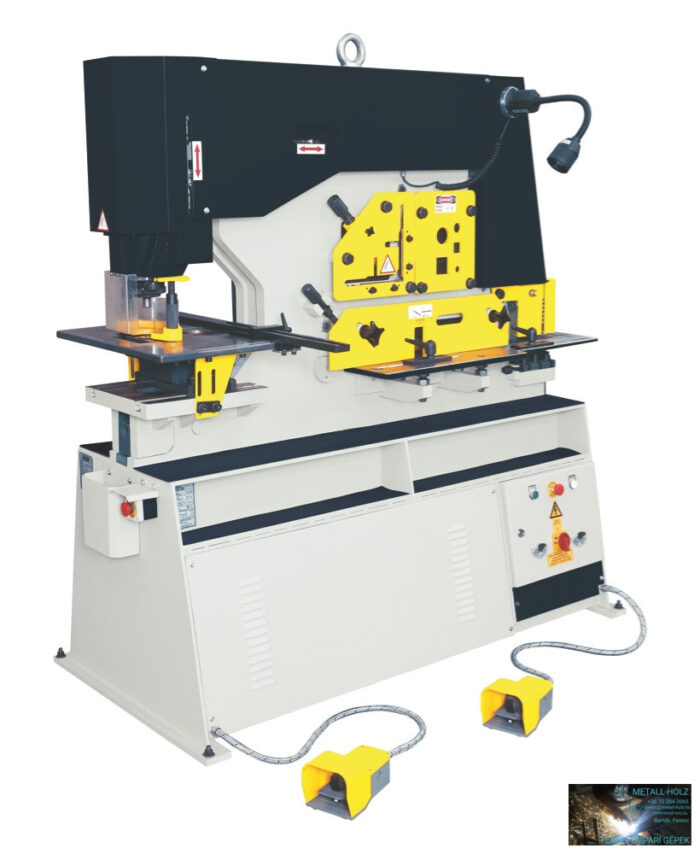 E-HPS 55 PREMIUM-Line Kombinált hidraulikus profilú acél ollók 55 tonna lyukasztóerővel - Image 1