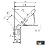 Lemezhajlító gép FSBM 1270-20E manuális 1270/2,0mm/135° - Image 2