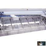 Motoros fémlemez olló  MTBS 3130-30 T NC vezérlésű hátrögzítővel, első és hátsó kilökéssel és kézi résbeállítással - Image 2