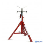 TAG TriStand összecsukható háromlábú csőtartó állvány - modell TFS301 + V alakú csőtartó fej (TVH300) - Image 5