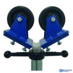 TAG TriStand összecsukható háromlábú csőtartó állvány - modell TFS301 + V alakú csőtartó fej (TVH300) - Image 7