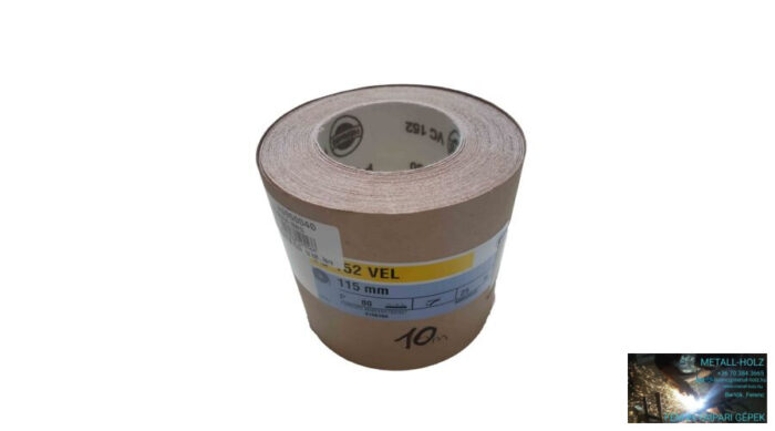 115mm P 80 VC152 tz.tek. Herm Tépőzáras tekercs Hermes 40050040 - Image 1