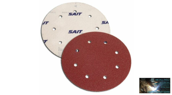 125mm P 80 3S tépőz.Sait Sait tépőzáras csiszoló Sait 40050125 - Image 1