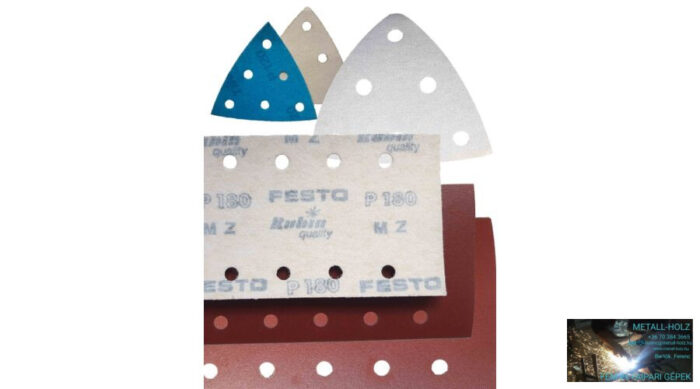 80x133/8 P180 Rubin-fa tz.FES Festo tépőzáras csiszoló (Akciós) 40050241 - Image 1
