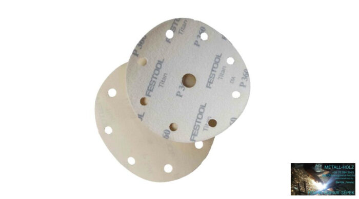 150mm P360 9xD120Tit.-lakk FES Festo tépőzáras csiszoló (Akciós) 40050322 - Image 1