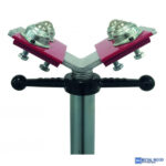 TAG TriStand fix háromlábú csőtartó állvány - modell TPS300 + V alakú csőtartó fej (TVH300) - Image 4