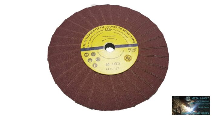 165x10x14 P 80 Vhajt FSR618 Kl Furatos lamelláskorong csak vászon (szaturn) Klingspor (Akciós) 41050041 - Image 1