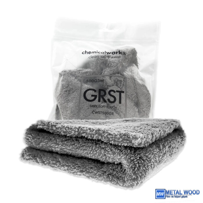 ChemicalWorkz Szegélymentes Puha Prémium Törlőkendő 500GSM 40×40 Szürke - Image 1