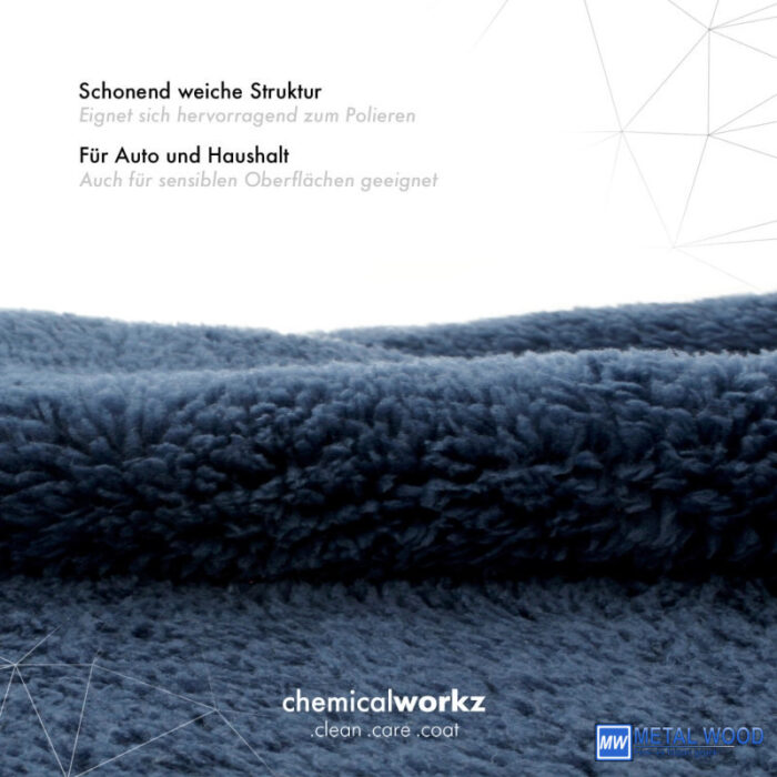 ChemicalWorkz Szegélymentes Prémium Törlőkendő 500GSM 40×40 Sötétkék - Image 3