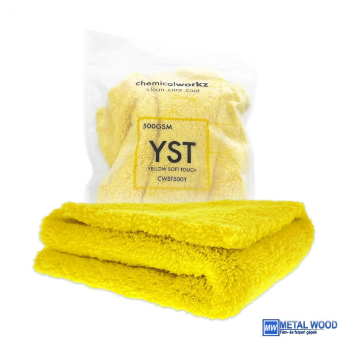 ChemicalWorkz  Szegélymentes Prémium Törlőkendő 500GSM 40×40 Sárga - Image 1