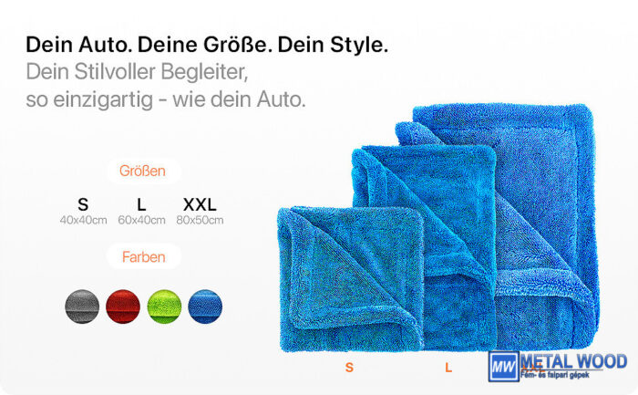 Chemicalworkz Szárítókendő Prémium 1400GSM 40x40 Blue Shark Twisted - Image 10