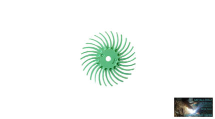 19mm Rad.Bri.Brush1MIC VZöld3M Sünkefe-Radial Bristle Brush -3M BB-ZB 3M 43100010