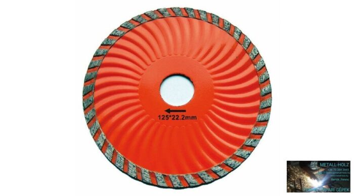 125mm gyémánt.turbo. Hector Gyémánt vágókorong kézi gépre Hector 44010040 - Image 1