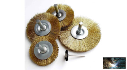 Rec.szár.körk. D30x6réz0,2Less Réz huzalú csapos körkefe Lessmann 45010063