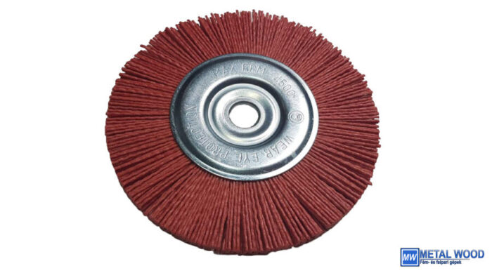 Nylon körk150x8x16 P 80 SNB FG Műa. huzalú furatos körkefe Fast Grinder 45020128 - Image 1