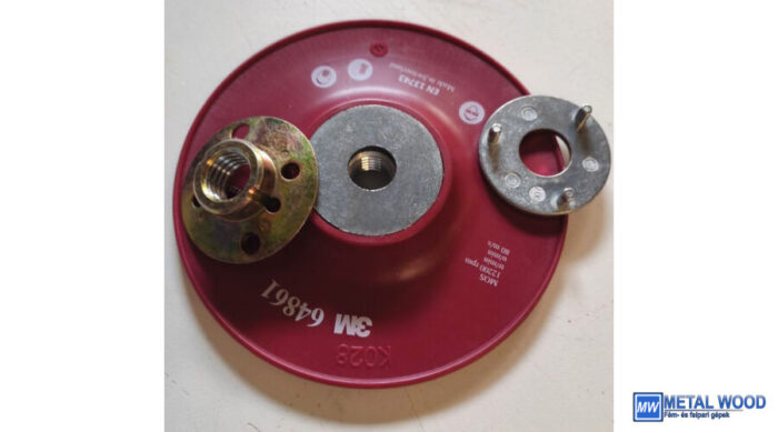 125mm rota piros felf.3M CubII Felfogó,fíbertárcsákhoz (rota) 3M 46030015 - Image 1