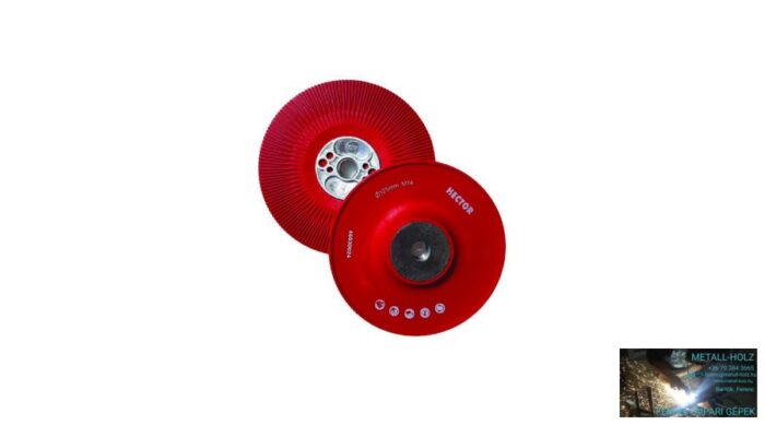 Fiber felfogó gumi tányér 125mm M14 - Image 1