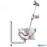 RIDGID K-1 (1,2 m) WC tisztító, buborékfejjel - Image 5