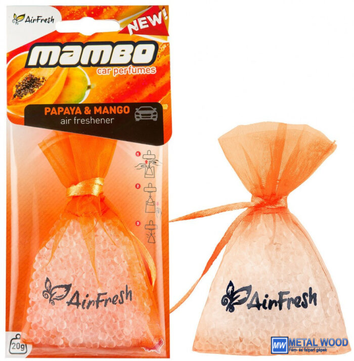 Airfresh MAMBO Papaya & mango Autóillatosító - Image 1