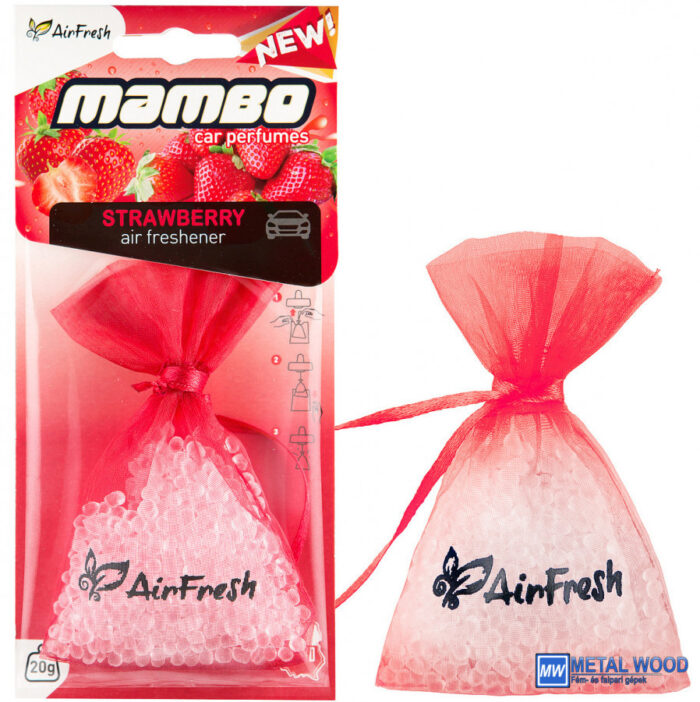 Airfresh MAMBO Strawberry Autóillatosító - Image 1