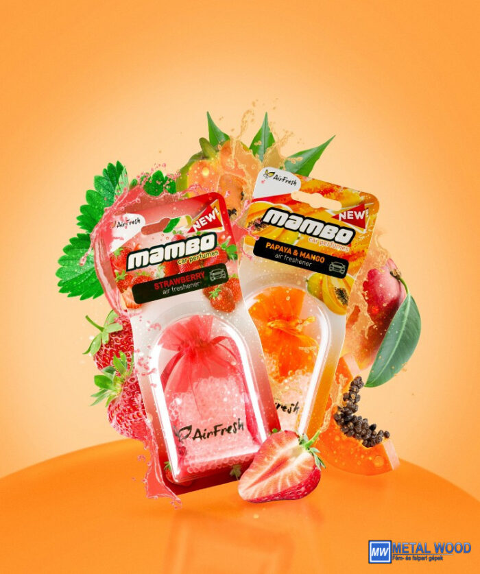 Airfresh MAMBO BLISTER Black Autóillatosító - Image 8