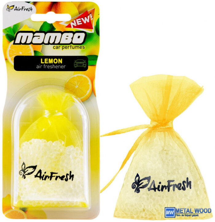 Airfresh MAMBO BLISTER Citrom Autóillatosító - Image 1