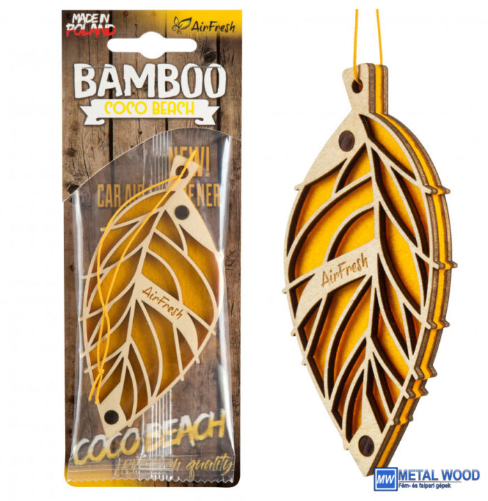 Airfresh  BAMBOO Coco Beach Autóillatosító - Image 1