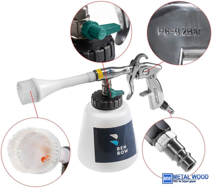Benbow Classic 003 - Tisztítópisztoly Kefés Tölcsérrel - Image 2