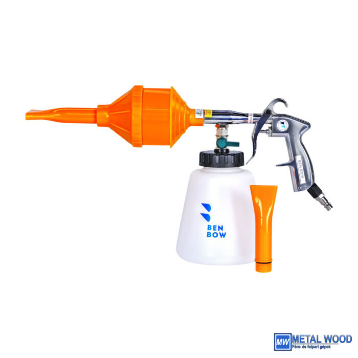Benbow Classic 013 - Sárga Pneumatikus Habosító Pisztoly 2 fejjel - Image 2