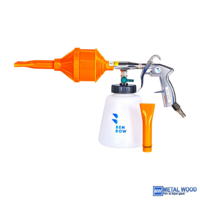 Benbow Classic 013 - Sárga Pneumatikus Habosító Pisztoly 2 fejjel - Image 5