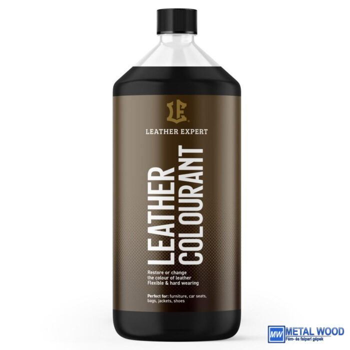 Leather Expert Bőrfesték bőrszínező 001 Fekete 1000ml - Image 1