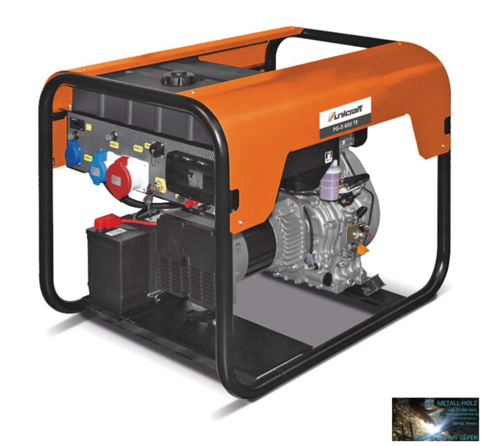 Unicraft PG-D 600 TE szinkrongenerátoros áramfejlesztő - Image 1