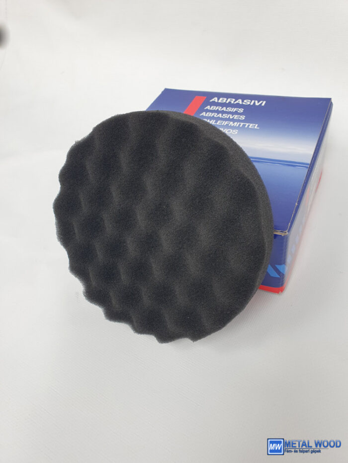 Polír korong fekete 200mm extra puha - Image 1