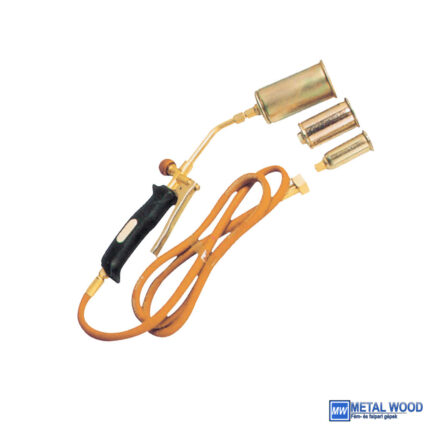 Gázperzselő 1,5m tömlővel 3 gázterelő fejjel PB,