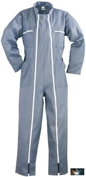 THD-74530 2 ZIP OVERÁLL SZÜRKE