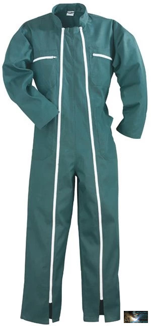 THD-74550 2 ZIP OVERÁLL ZÖLD
