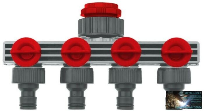 Négyes csapcsatlakozó 1/2"-3/4" - Image 1