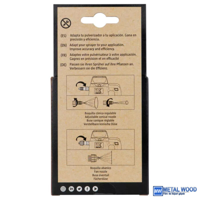 IK Sprayers Fúvókakészlet IK Multi 1.5 és Multi Pro 2 Permetezőkhöz - Image 3